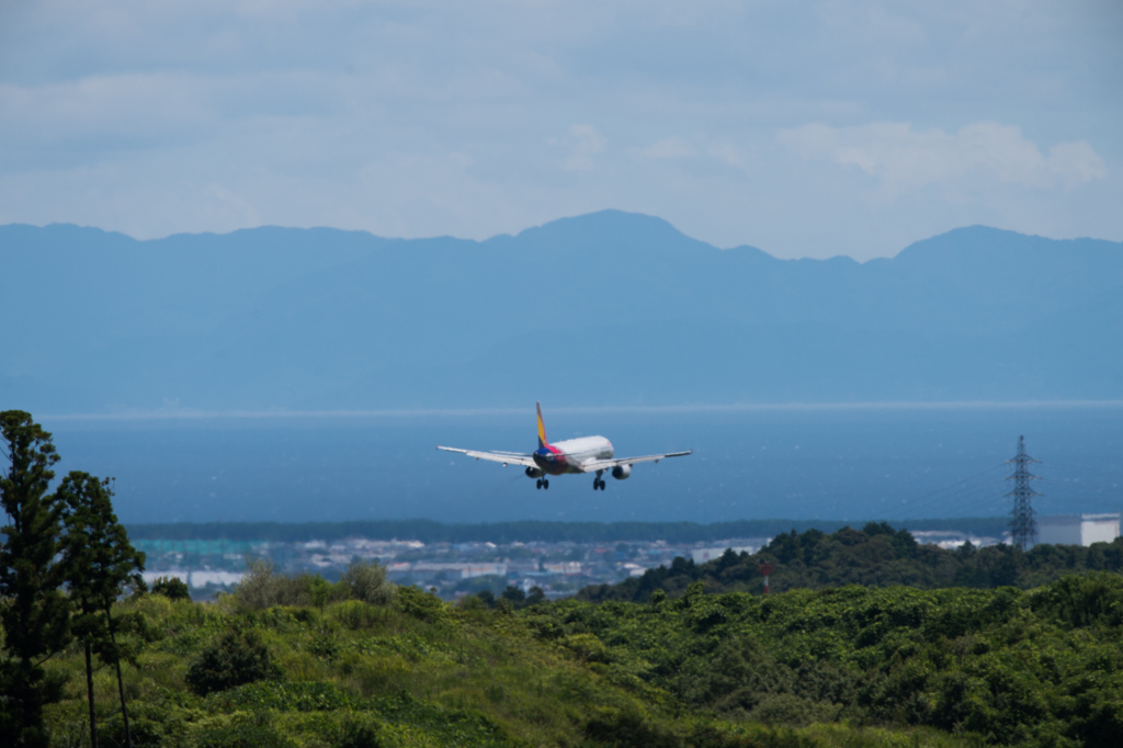 静岡空港　RW12降り　5