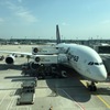 フランクフルト空港　ルフトハンザ　A380