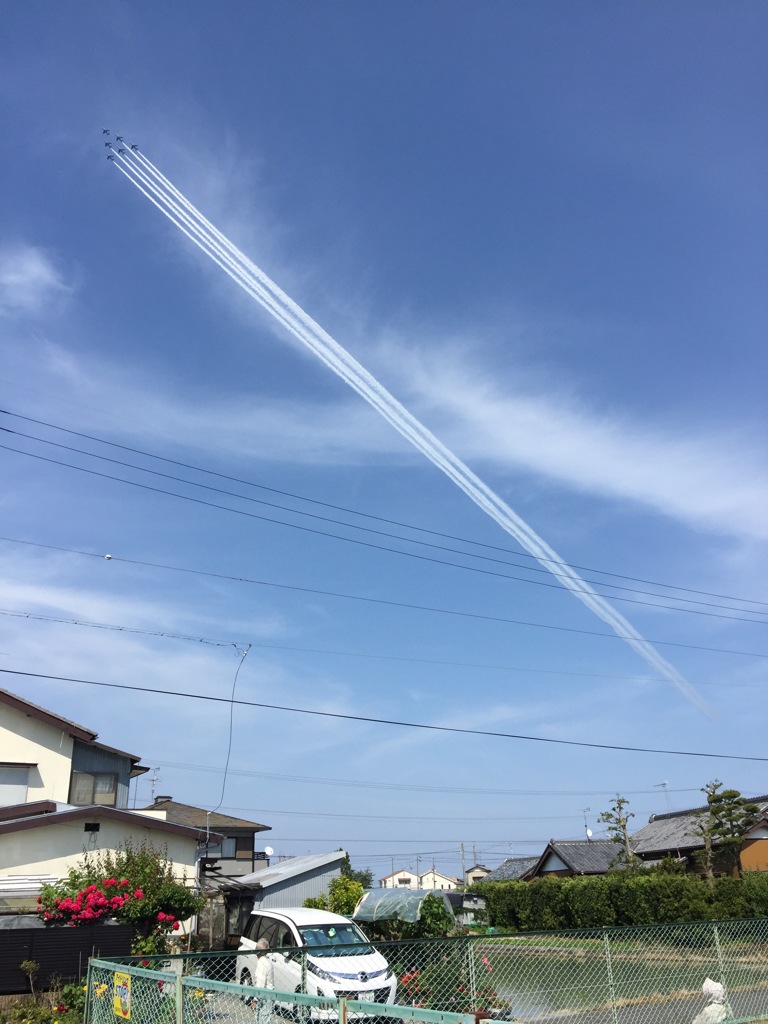 静浜基地航空祭2017　ブルーインパルス