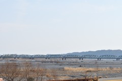 大井川　東海道線鉄橋