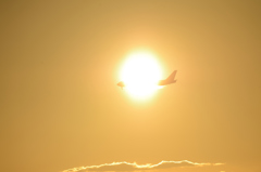 セントレアの夕日