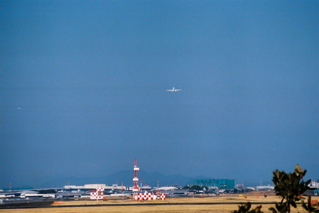 フィルムカメラで飛行機