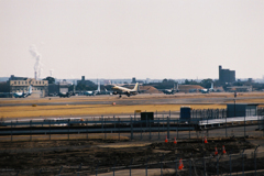 フィルムカメラで飛行機