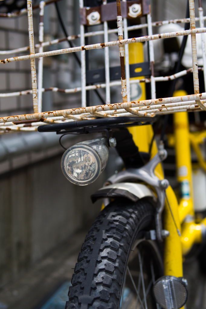 黄色い自転車