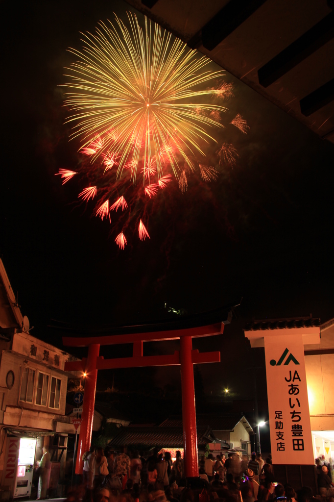 足助町　夏祭り
