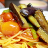 夏野菜のトマトスパゲティ