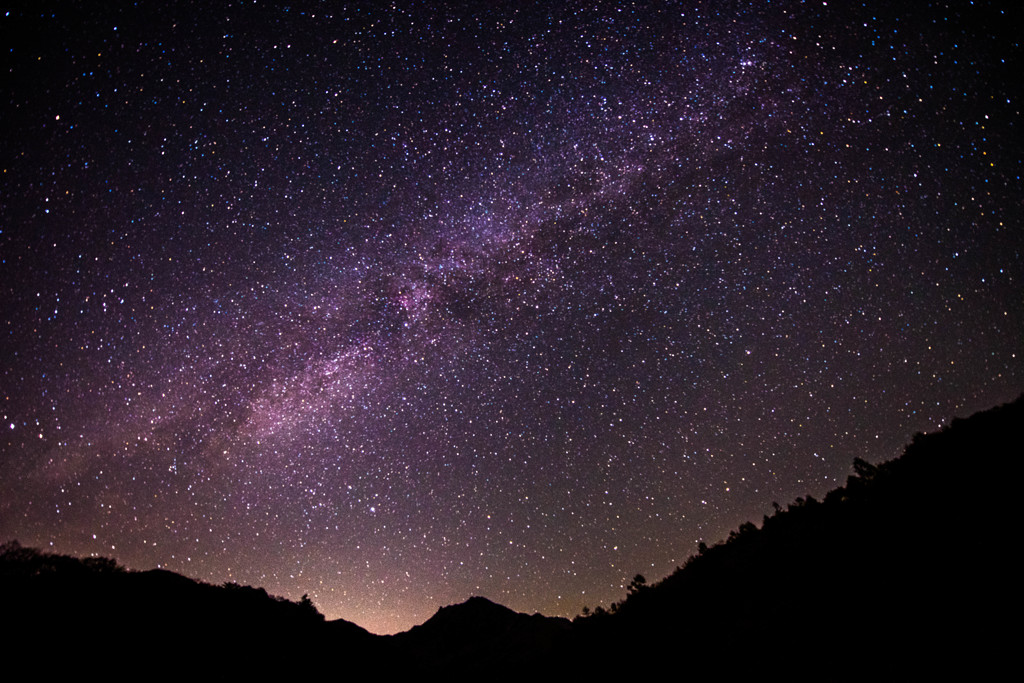 星降る夜と八ヶ岳
