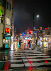 ２月の雨