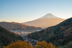 晩秋の御坂路