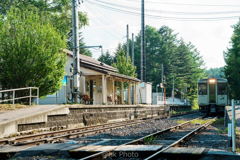 高原の無人駅