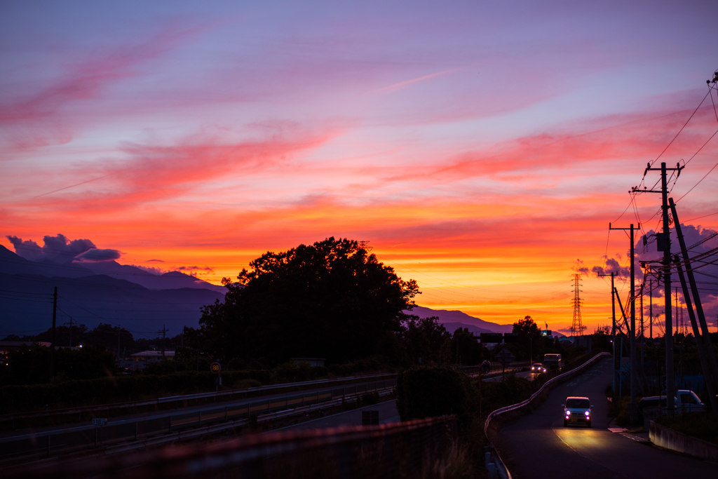 ある日の夕焼け