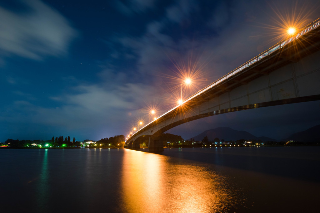 河口湖・夜景