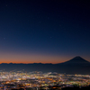 甲府盆地の夜景