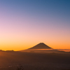 甘利山からの朝焼け
