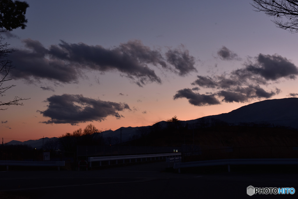 櫛形山　遠景