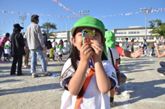 運動会が終わって。