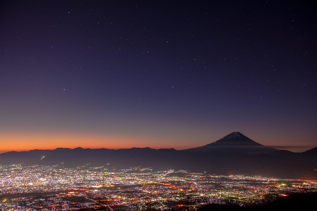 夜景～甲府盆地 #2