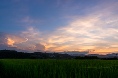 夕焼け＠勿来