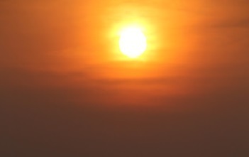 夕暮れの輝き