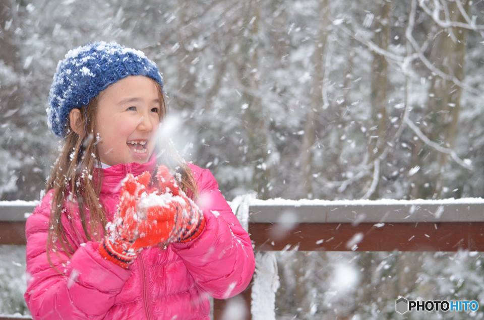 子供は雪の子