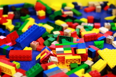 colorful LEGOs