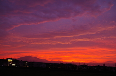 今日の夕焼け（２）