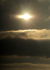 太陽と雲