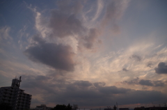 今日の空