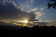 夕日