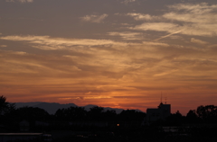 今日の夕焼け