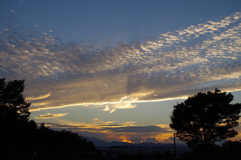 今日の空