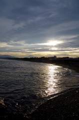 夕日