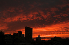 赤い空