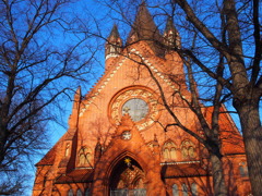 eine Kirche in Halle