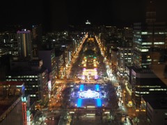 札幌テレビ塔からの景色