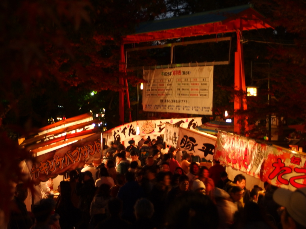 京都の人混み！