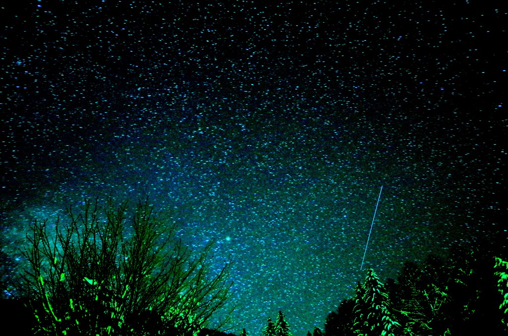 夜空。