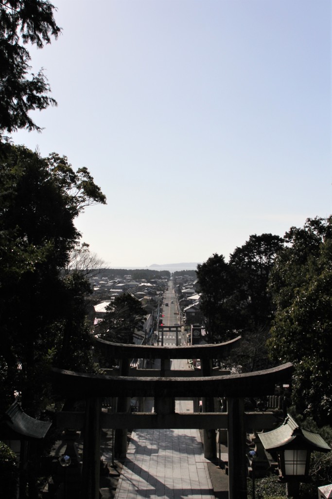 宮地嶽神社（光の道）