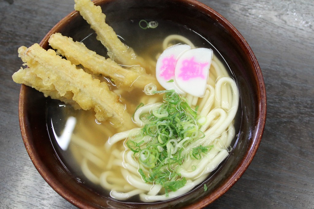ごぼ天うどん。