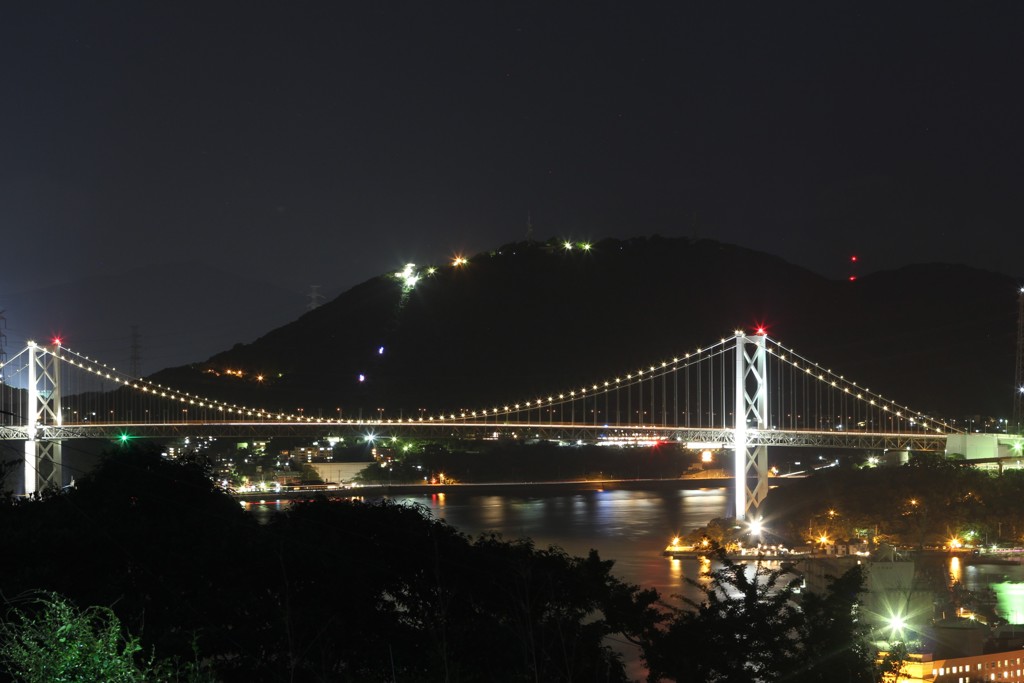 関門橋夜景