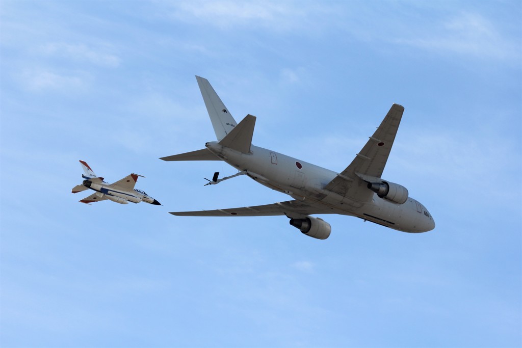 2018 岐阜基地航空祭 KC-767 空中給油模擬飛行 ②