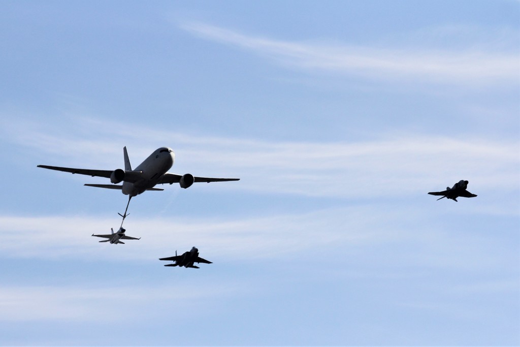 2018 岐阜基地航空祭 KC-767 空中給油模擬飛行 ①