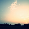 夏の夕暮れ