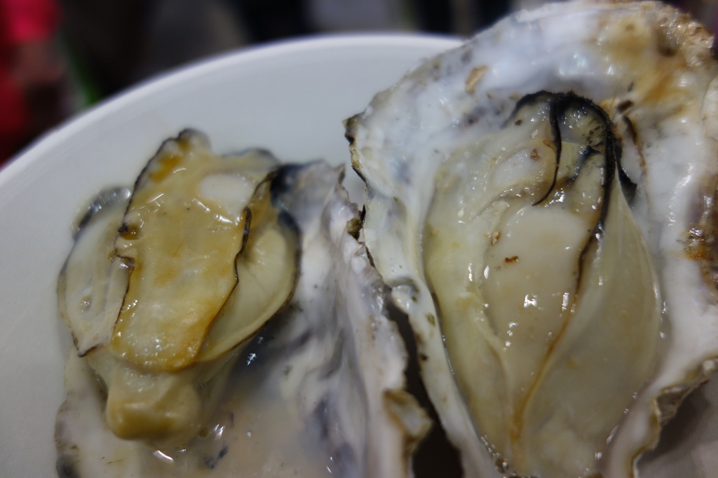 ホビーショーで食べた牡蠣