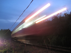 電車の残光
