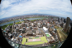 ＵＦＯマザーシップ空中エアポートからの眺め・・♪