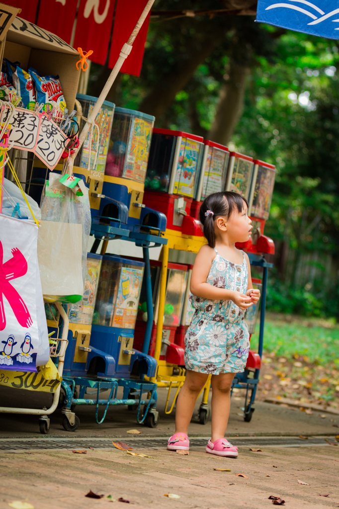 売店にて