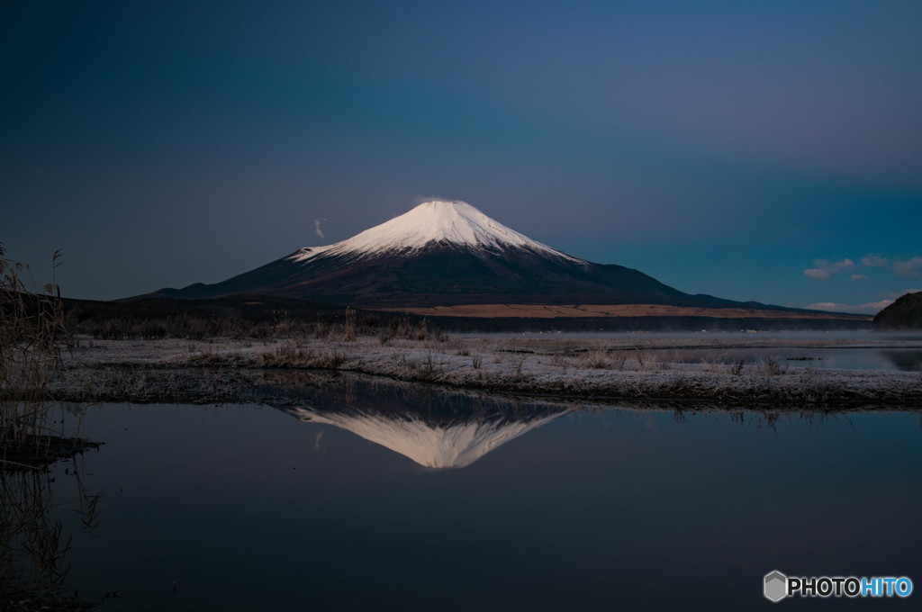 山中湖の朝