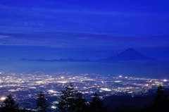 甘利山からの夜景