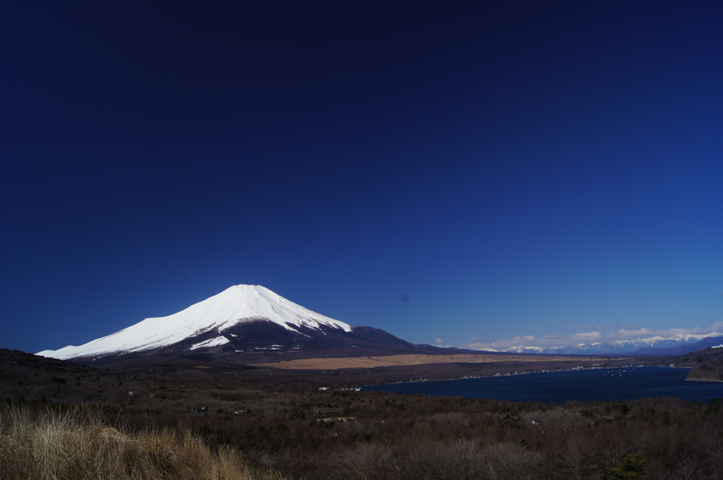 富士・山中湖・南アルプス